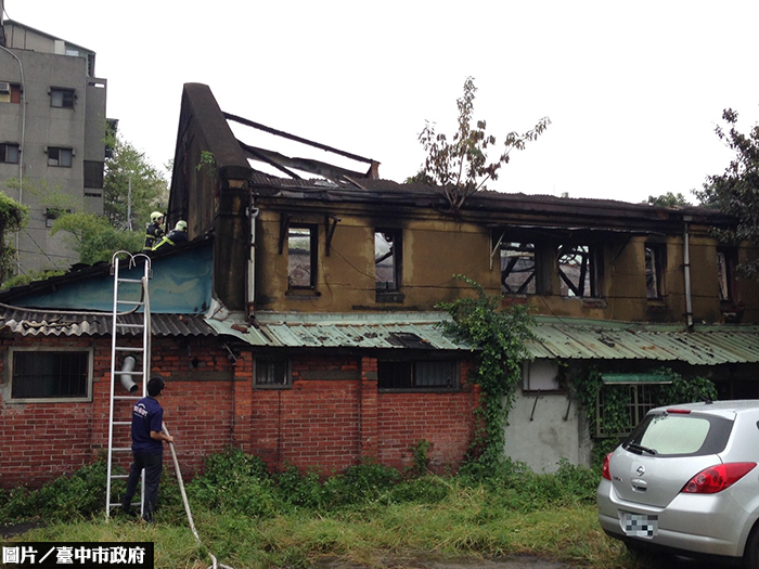 『自燃』性都更？  臺中州文書倉庫遭祝融