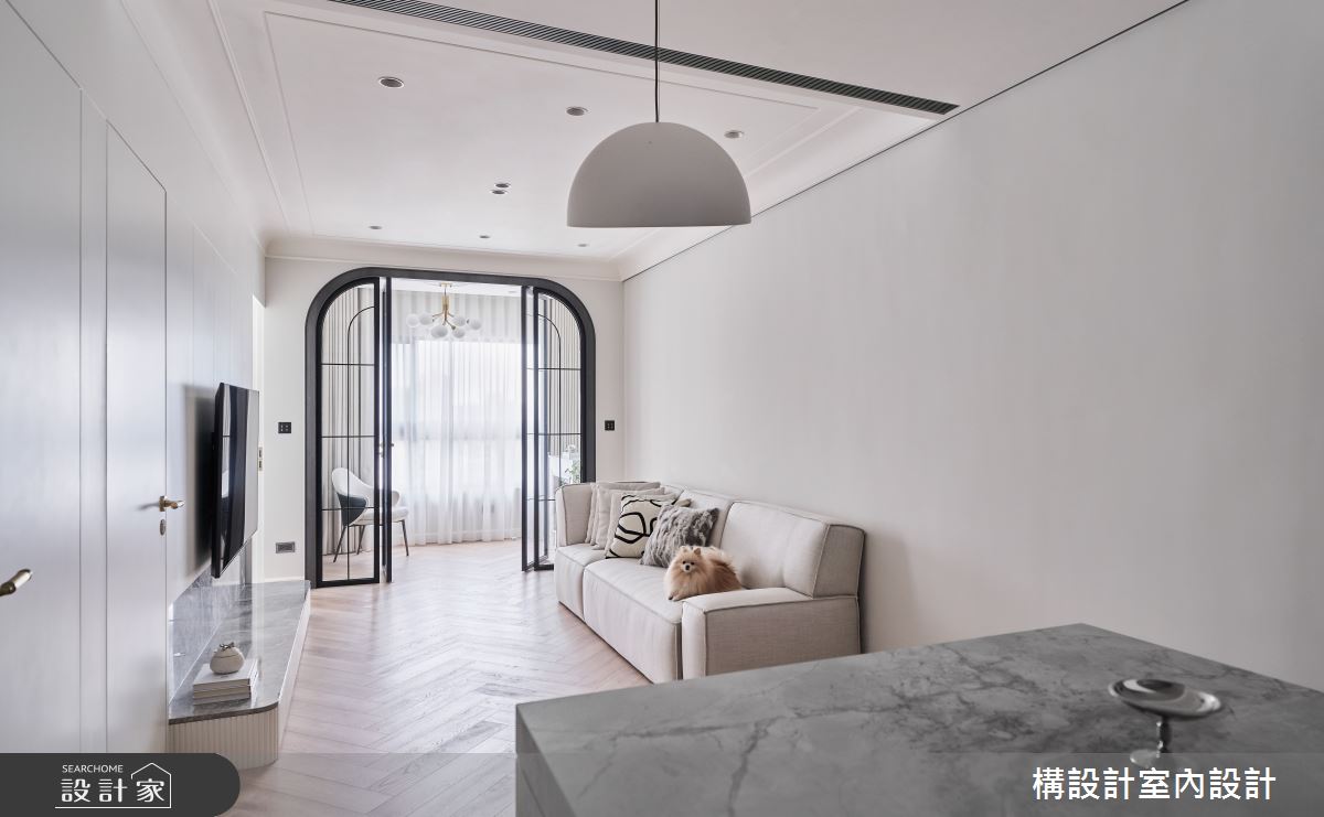 設計師的浪漫生活! 擁異國圓拱門的法式輕古典美宅