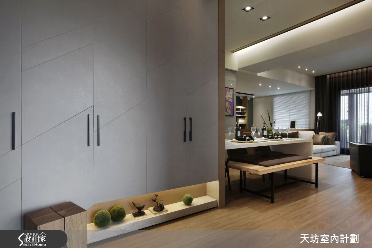 用光替空間作畫 27 坪新東方風純淨好宅 