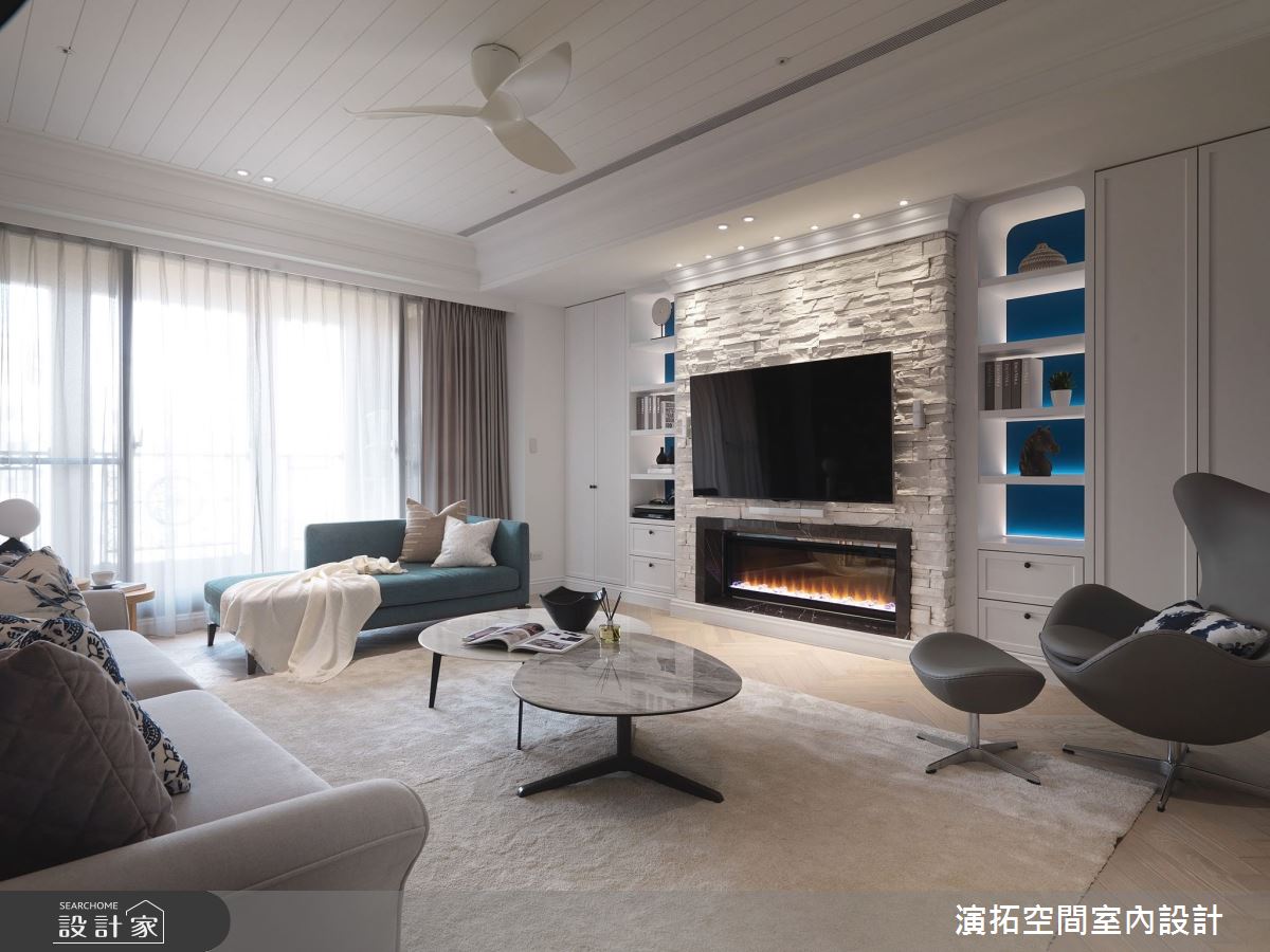 挹注美式元素成就完美居家，量身打造最貼心的53坪全齡宅！