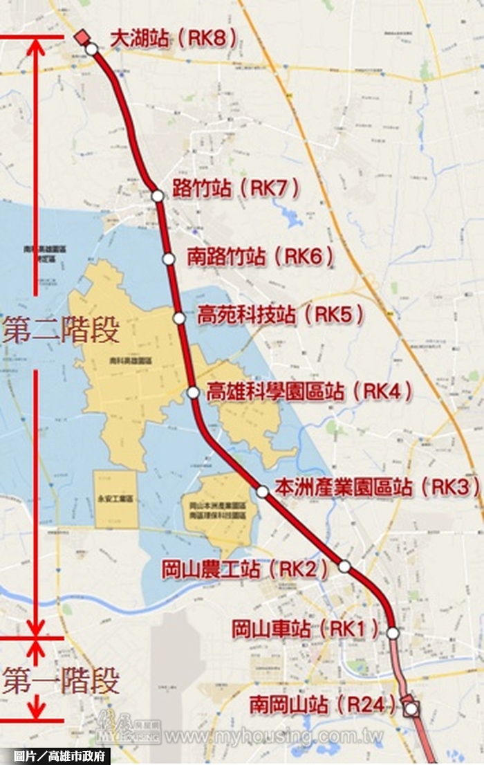 高捷岡山路竹延伸線 交通部審議通過