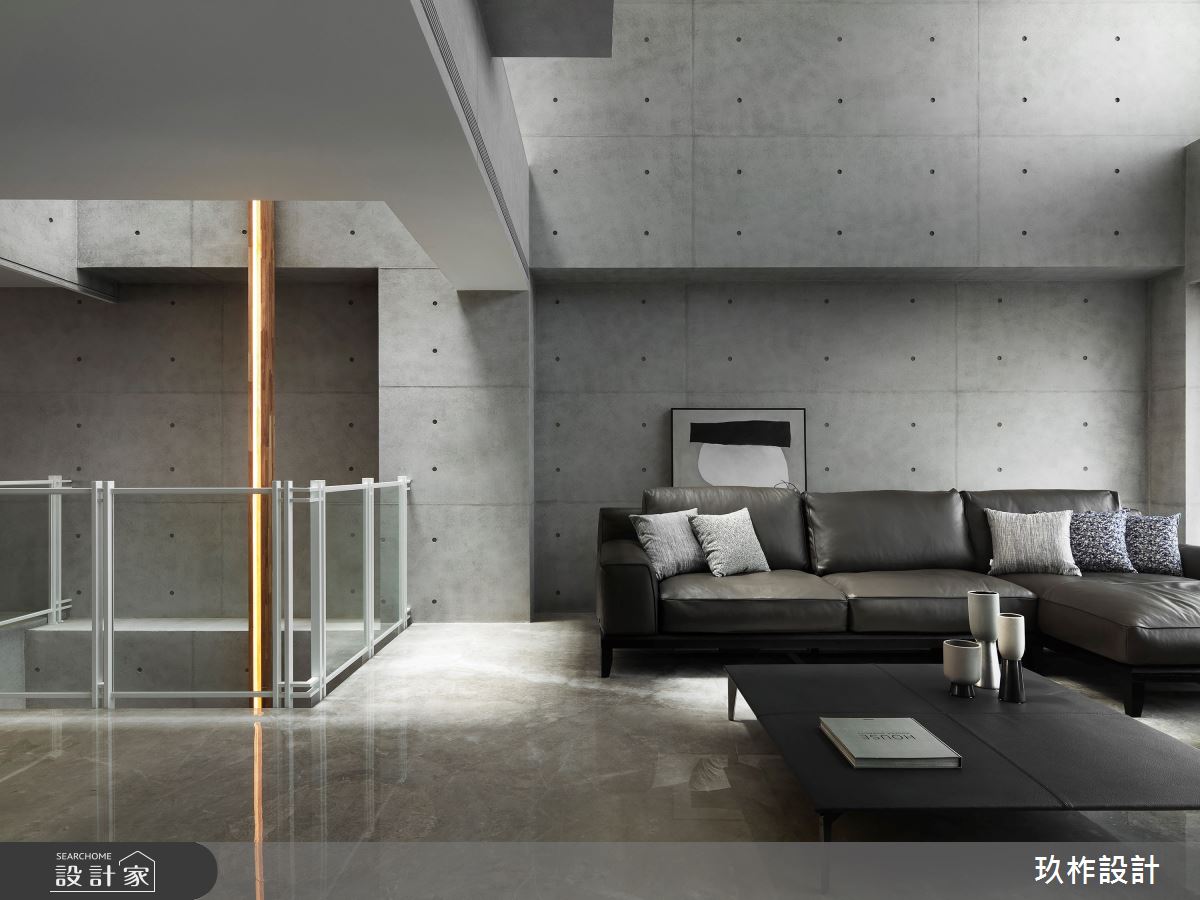 豪宅簡約生活美學，清水模的灰境質感與光影律動