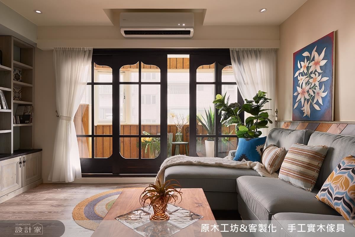 小夫妻的實木新婚宅！靠著4招設計學拯救黑暗老屋