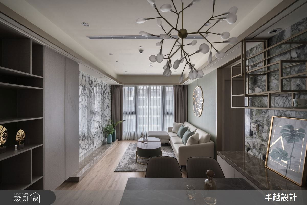 綻放如歐美雜誌般的優雅生活！ 13 坪時髦新古典居家，描摹精緻迷人的品...