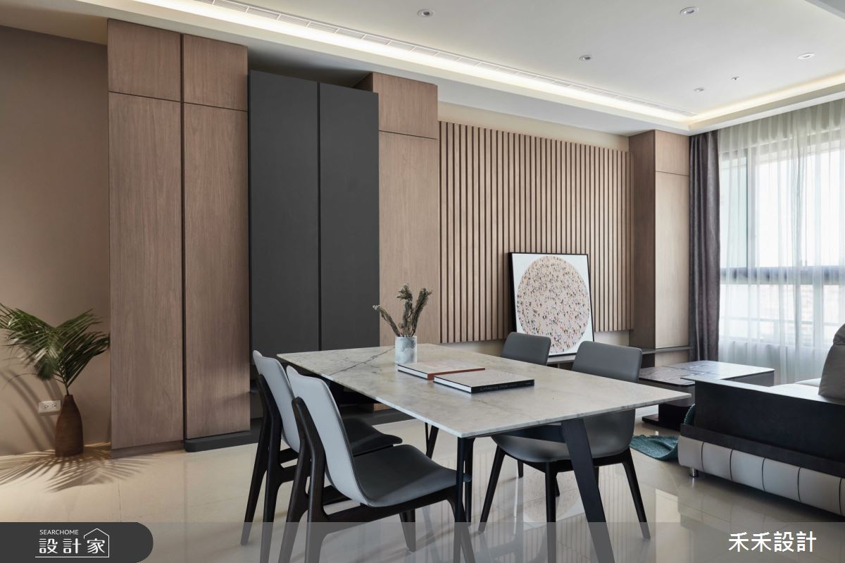 擁抱暖木氛圍，在32坪現代宅享受小倆口的甜蜜時光！