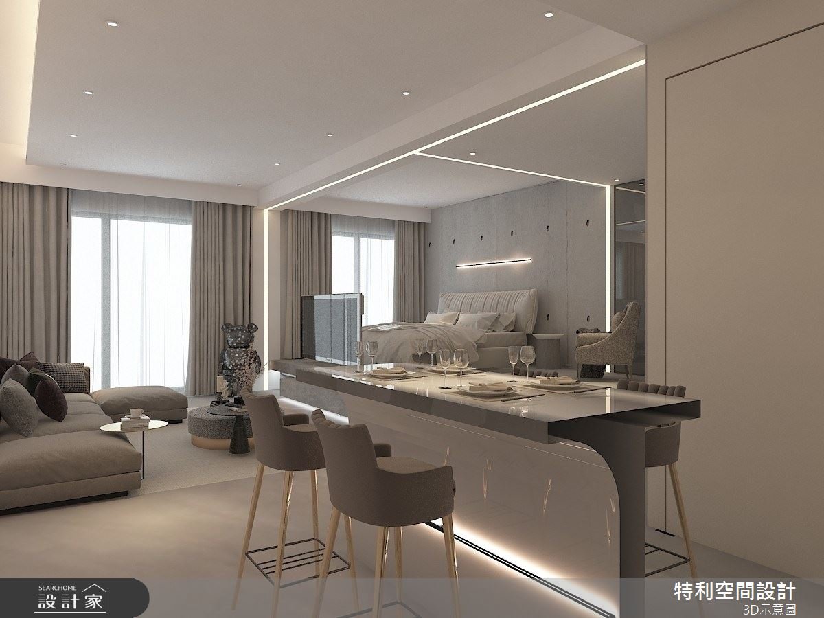 台中14坪預售屋化身摩登現代宅!朋友聚會、專屬Me time這樣最剛好