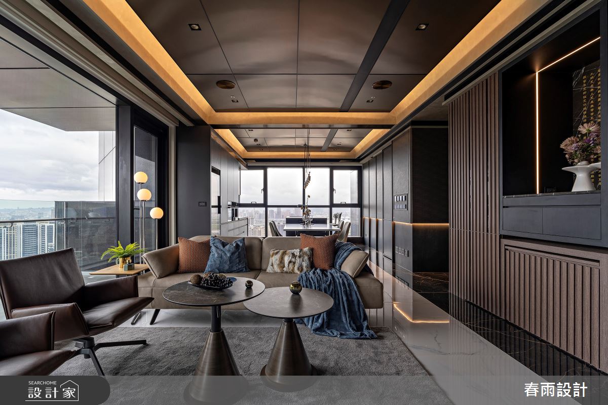 三代同堂都愛上的家！景觀客餐廳、時尚寢臥，優雅工藝引領現代豪宅的精...