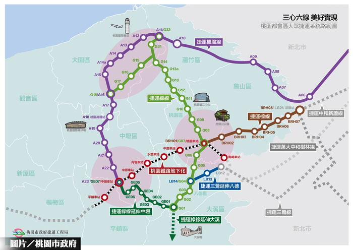 桃園市府攜手西門子 合作打造綠線捷運