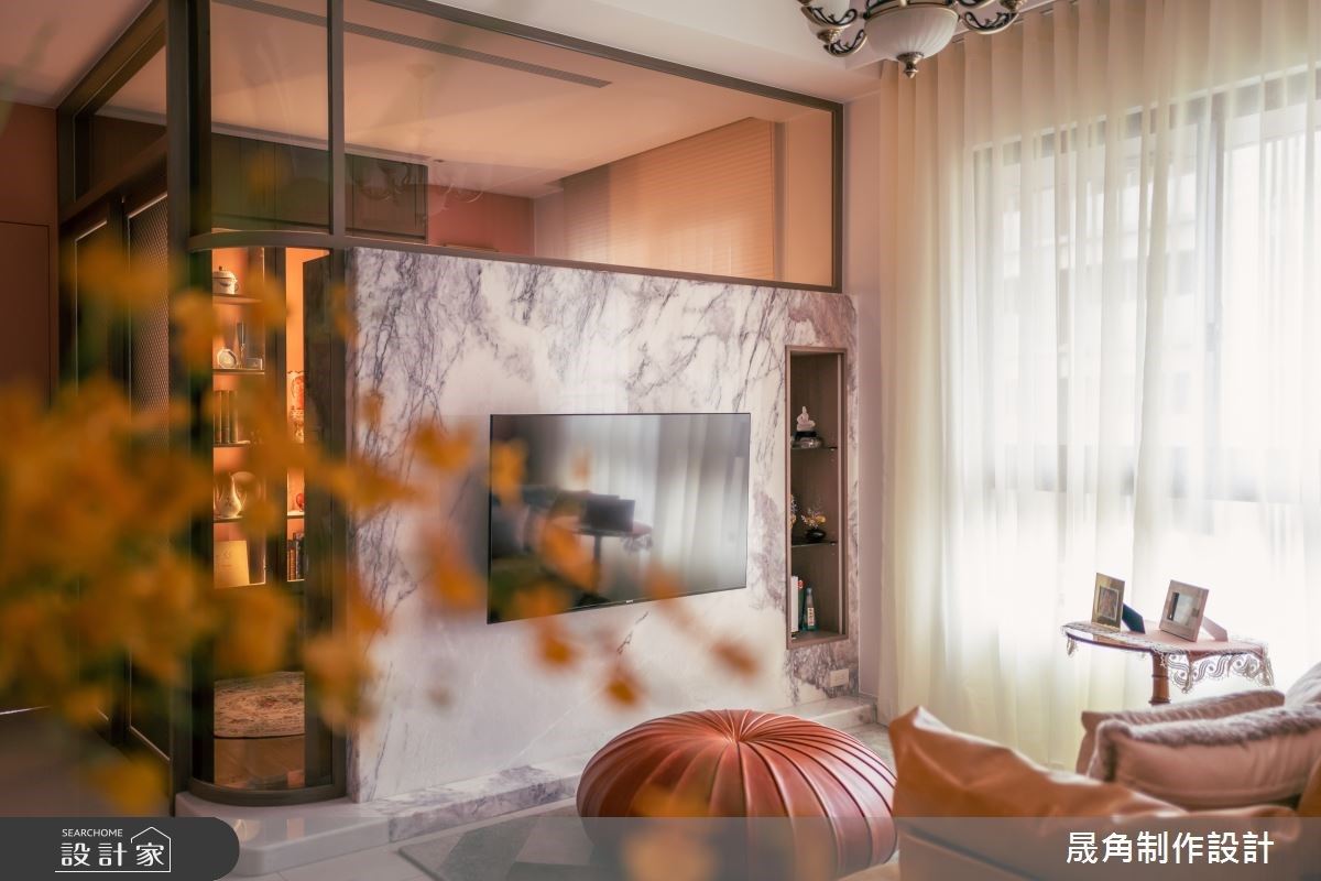 義式煙燻紅，成就屋主浪漫情懷的飯店風美宅