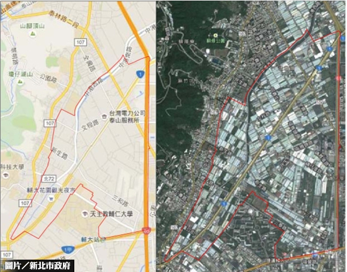 新泰塭仔圳禁建鬆綁  推動市地重劃