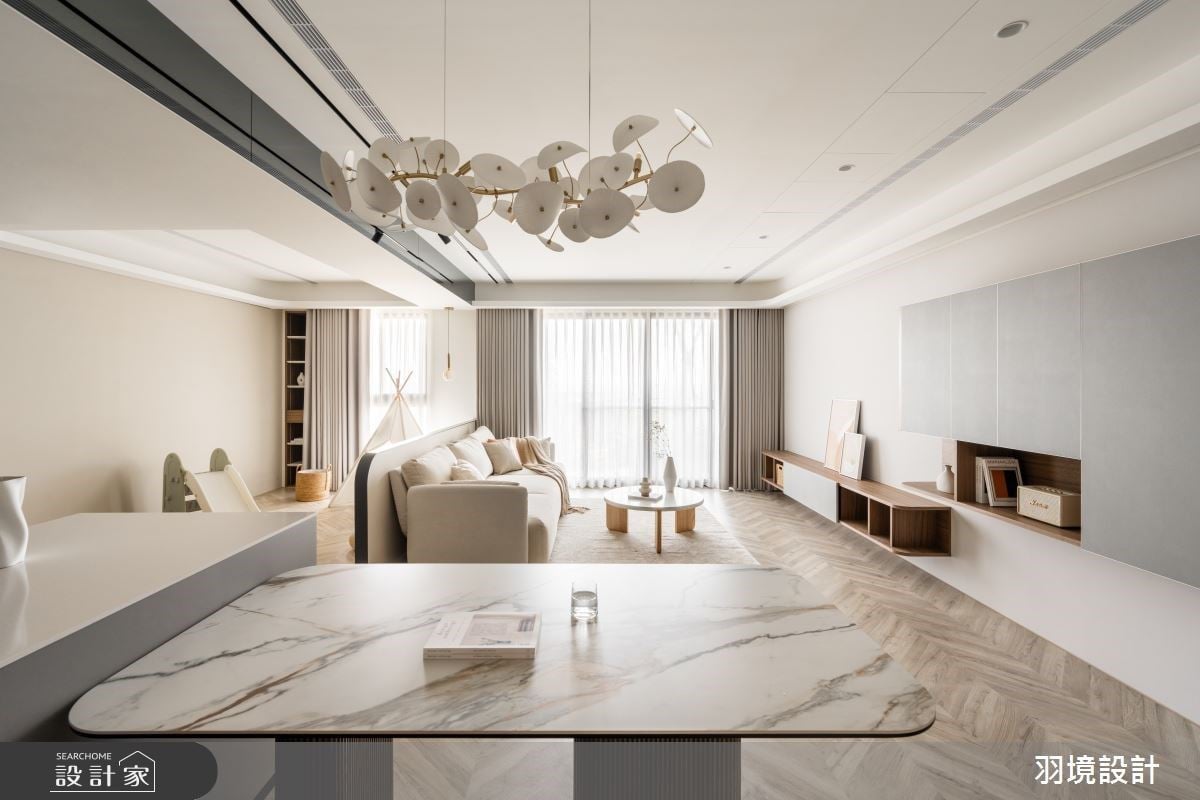 優雅美式迎接從容日常，台中56坪新成屋調和兒童遊戲與居家美學，勾勒溫...