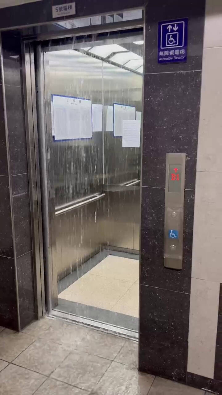 不敵海葵颱風！花蓮青年住宅交屋1年 電梯井慘成「水濂洞」