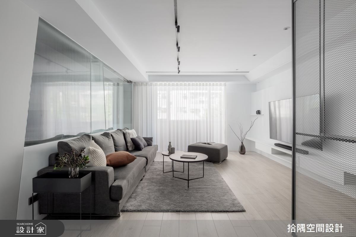 老屋蛻變白淨透退休宅！延伸尺度享暢快呼吸，滿足全齡居住日常