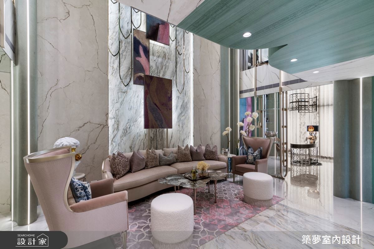 80坪挑高雙層豪宅，以名畫「牝鹿」為靈感，詮釋活文化的奢華美學