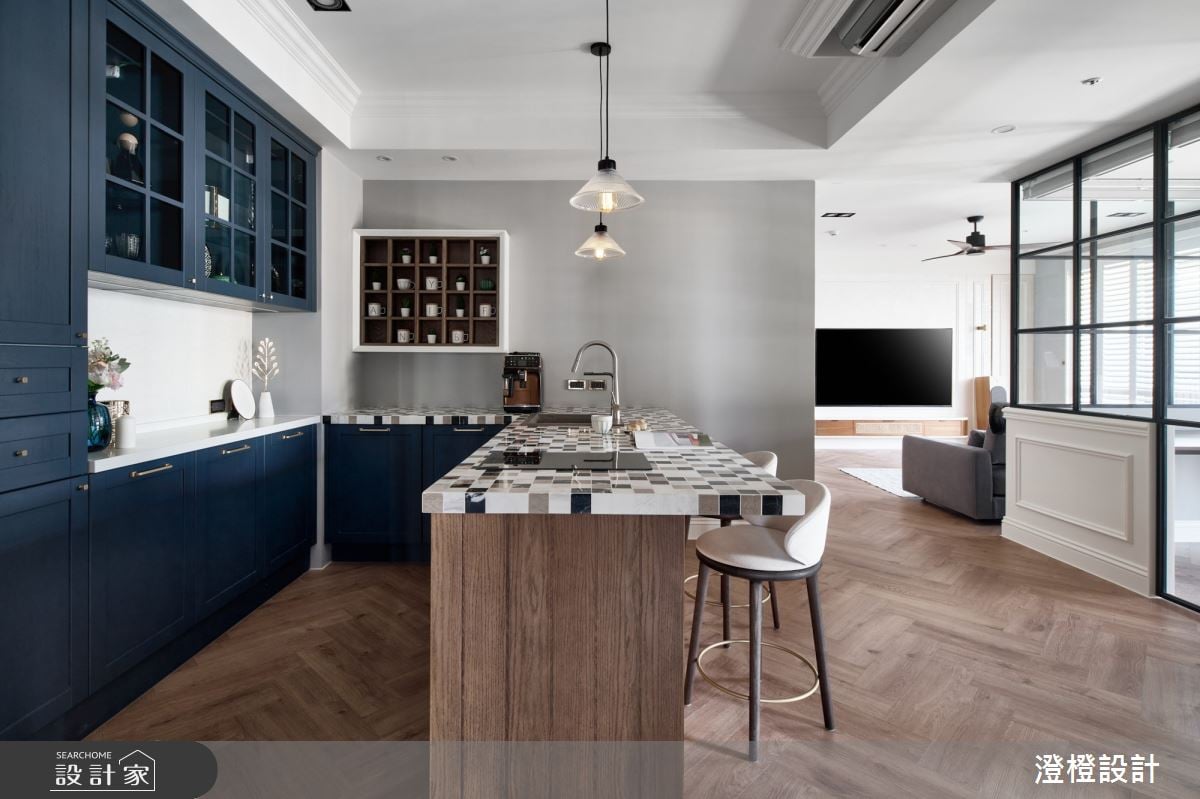 獨具魅力的美式英倫宅！以復古藤編、馬賽克磁磚哼唱專屬的藍調