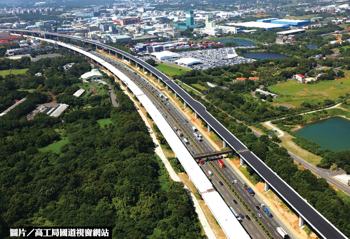 五楊高架等五處國道路段  遇10級強風將封閉