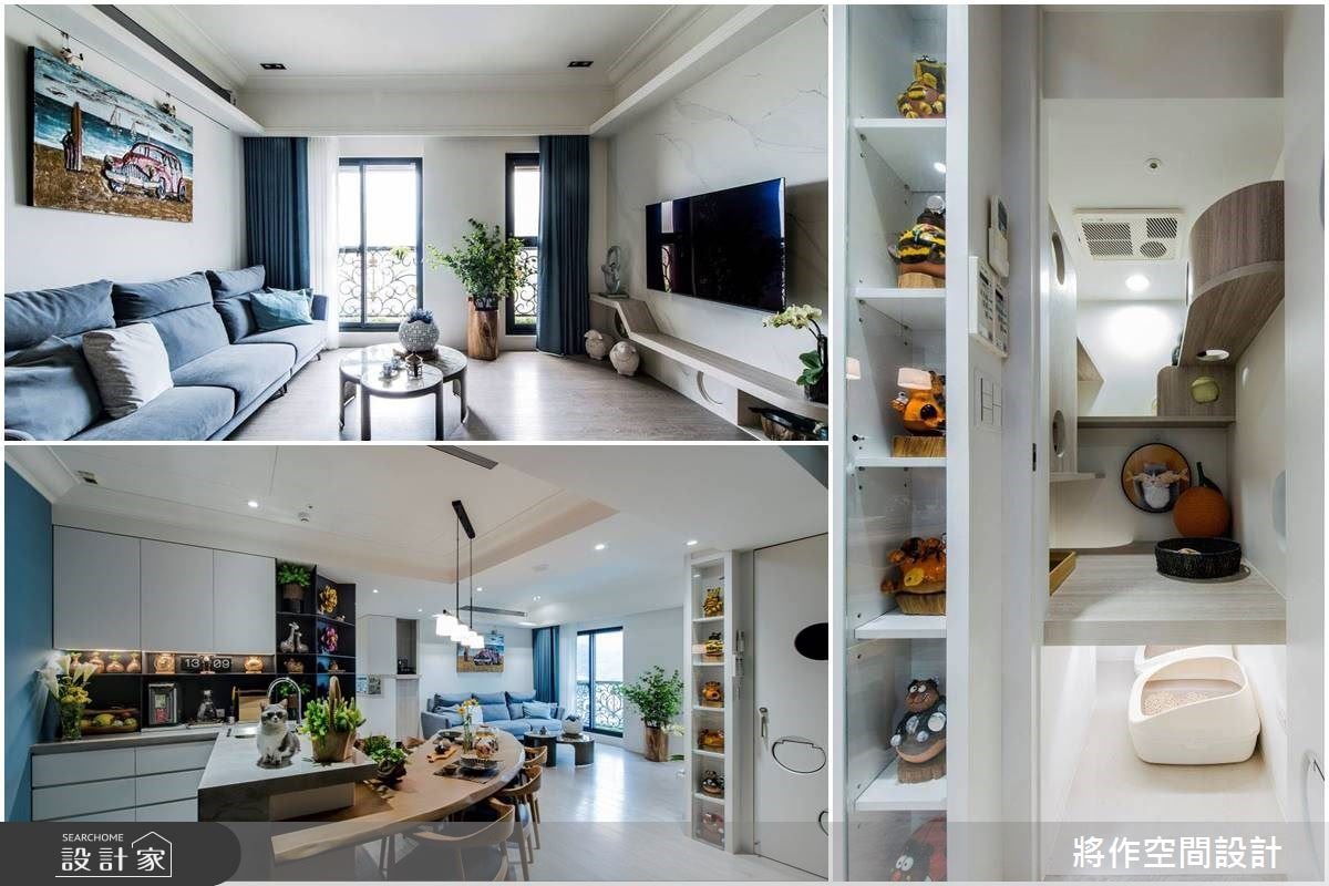 人貓共生宅的理想典範！摒除意識形態、貓屋設於居宅中心，實現與8隻貓咪...