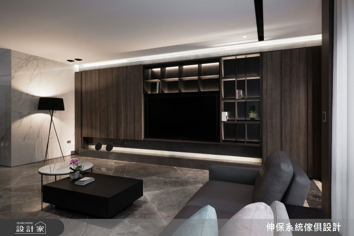 精湛的空間表演！大理石X系統家具聯手登台