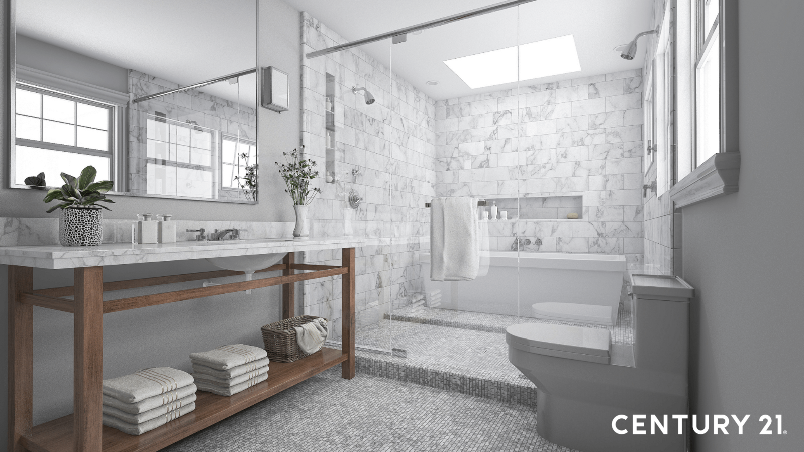 5種永不過時的浴室趨勢 打造寫意放鬆的生活綠洲。（圖片來源_21世紀不動產）