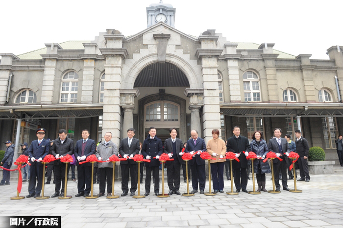 新竹車站改善　完成行人徒步區