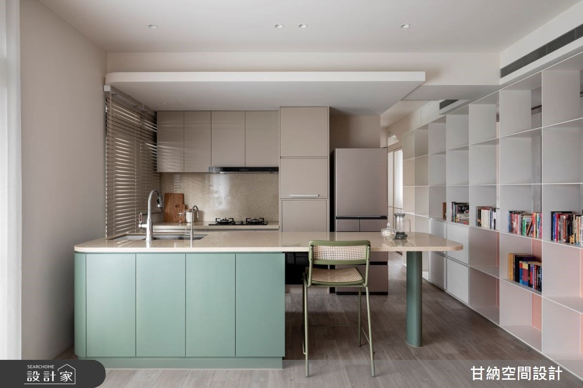 設計超能力！讓生活習慣成為動線指引，用雙向雙倍收納和弧形線條讓 18 ...