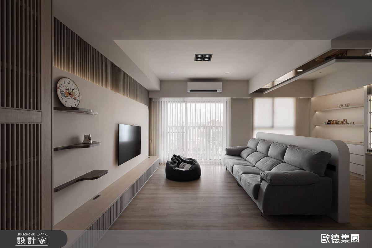 從單車夢到親子宅！28坪奶油侘寂風打造柔韌的生活哲學