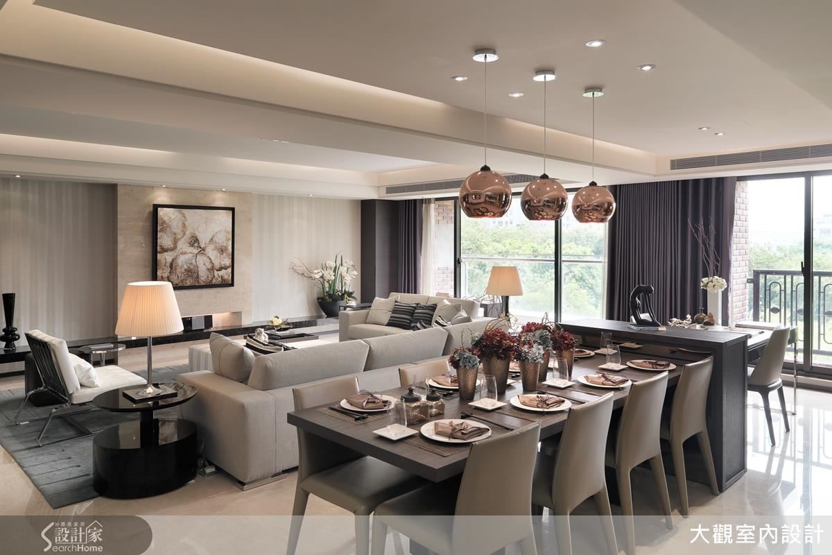 邀公園共餐的自然時尚大宅