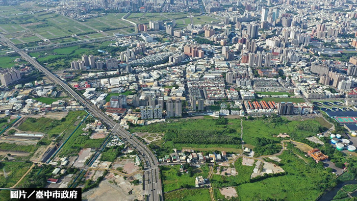 台中前竹區段徵收 公共工程八月完工