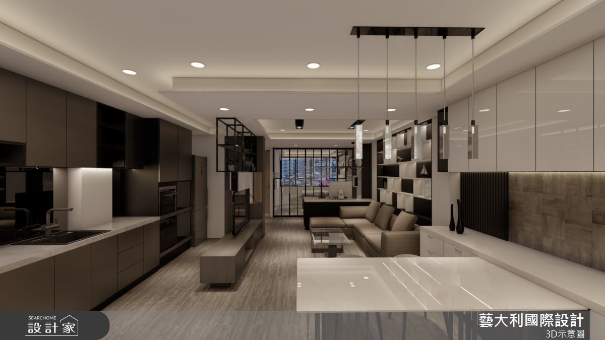 50年老屋重生，沉穩黑白+木質調打造舒適愜意的退休步調