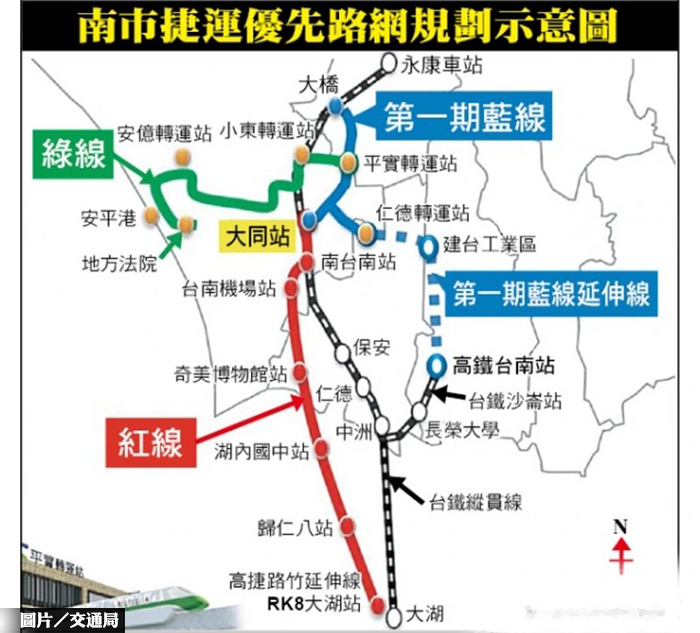 台南捷運進行式 各線進度步調緊湊