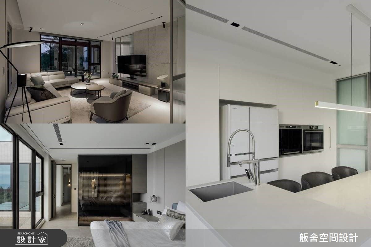 與空間深度對話，豐富建材X簡約設計打造「異中求同，同中求異」的訂製豪邸