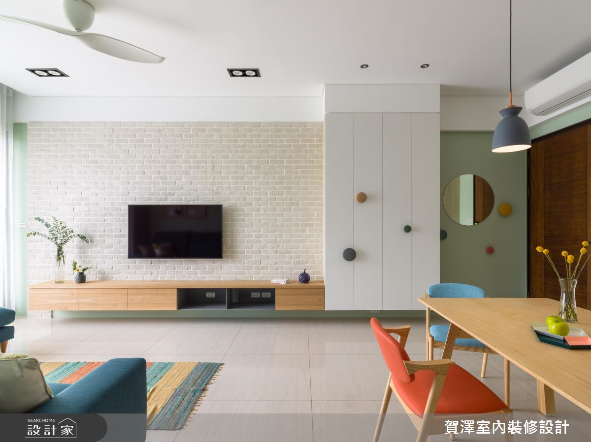 科技新貴質感家首選！洋溢繽紛色彩的清新北歐風