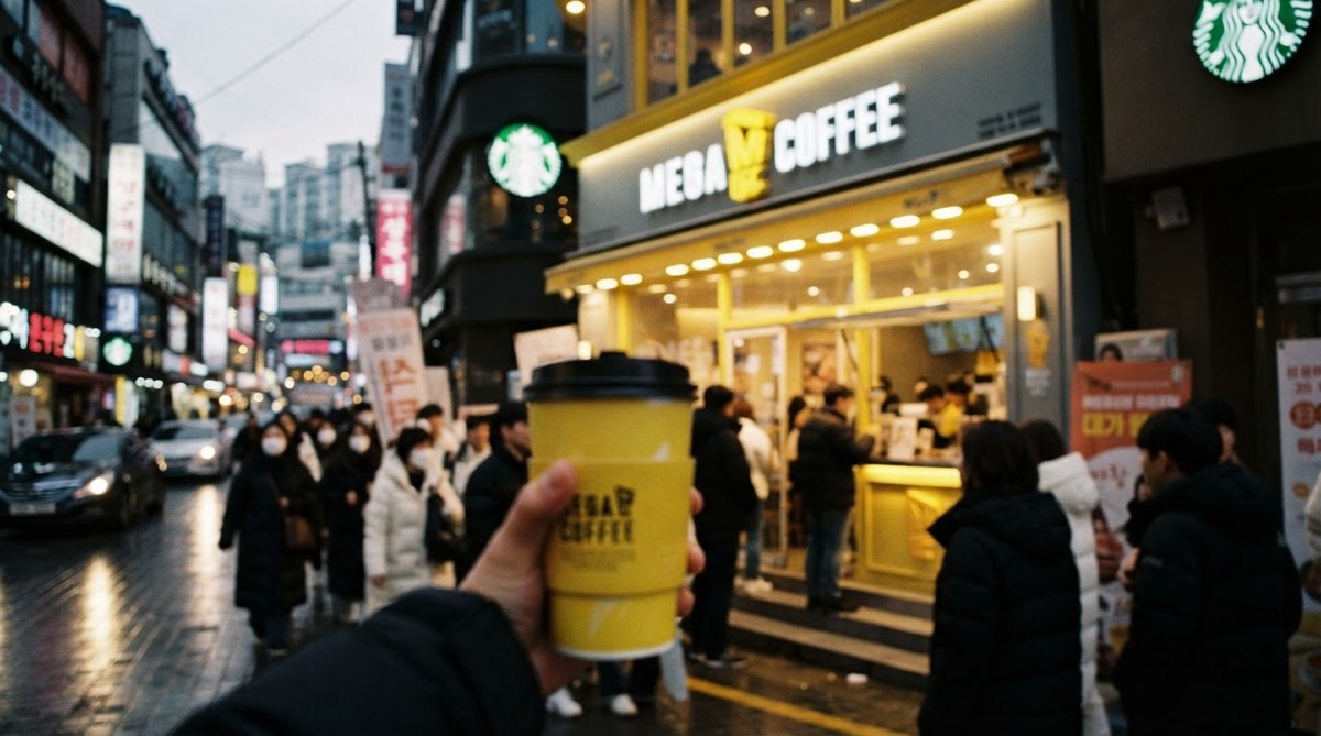 韓國咖啡市場戰火升溫 Mega MGC Coffee門市數翻倍超星巴克