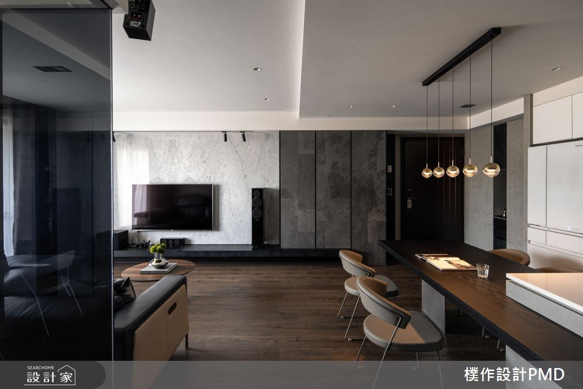 不打擾是低彩設計的溫柔！異材質混搭讓小坪數也能擁有豪宅氣度