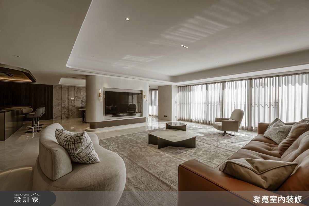 我家就是星級飯店!台中104坪毛胚屋以現代語彙勾勒新生活