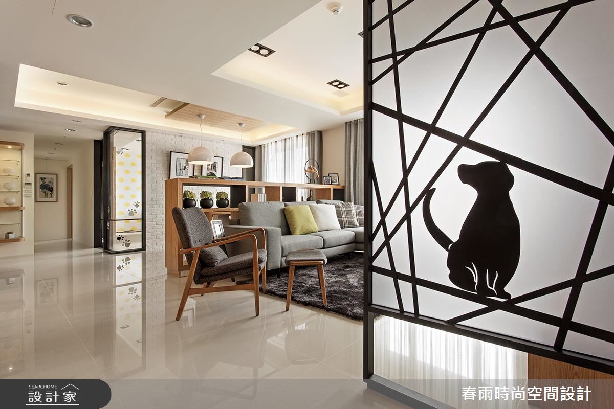處處都是毛孩驚喜！為愛犬量身打造的 35 坪光感透亮宅！