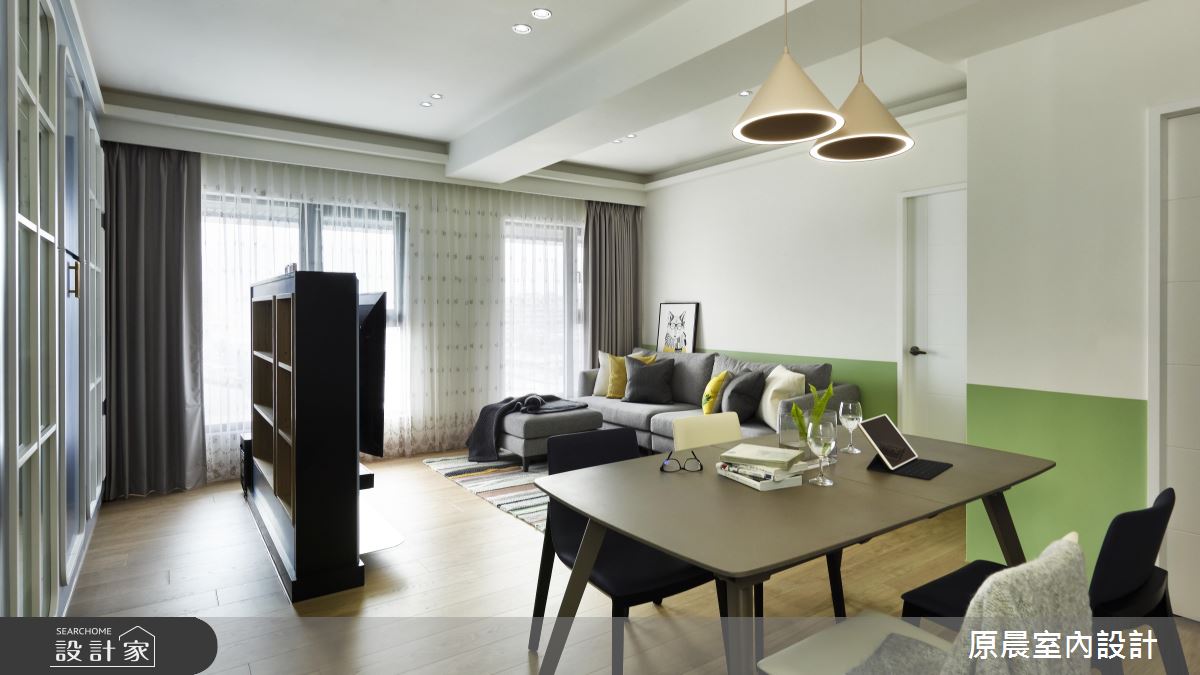 藍綠色彩調和輕柔鄉村風 打造媽媽與兒子共享的動人小宅