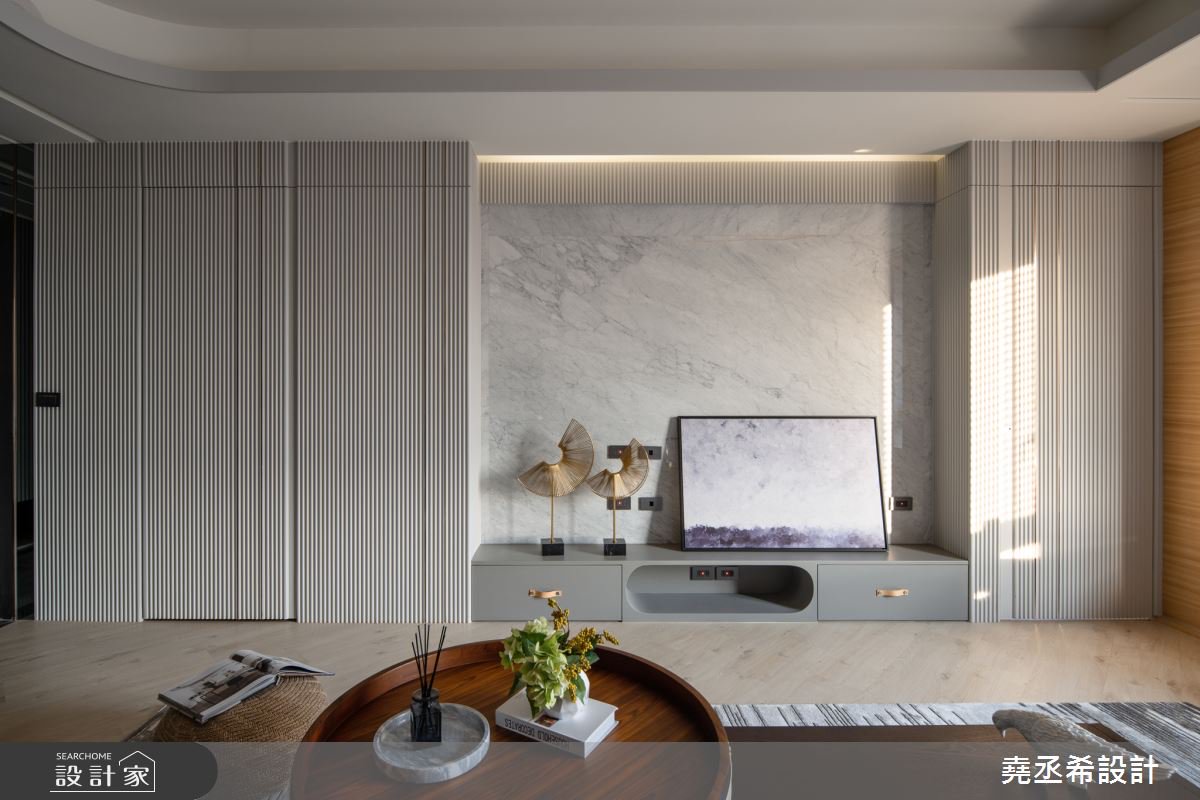 清新無限、迷人加倍！45坪輕奢華現代宅的完美呈現