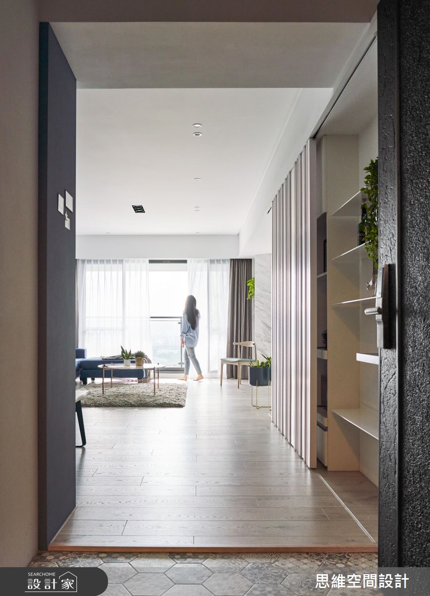 湛藍裡的無限留白！為你打造輕盈系現代風居家