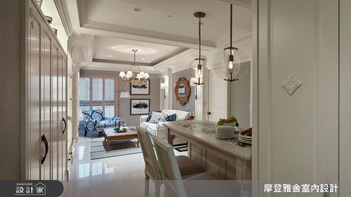 18坪新成屋為一家三口量身打造！美式小豪宅演繹高端訂製美學