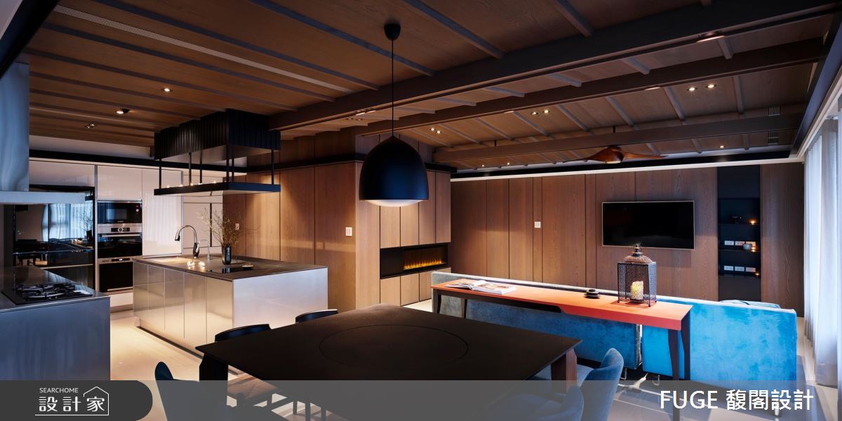 打造東方人文韻味，用書法及鐵窗花點綴詩意暖木家居