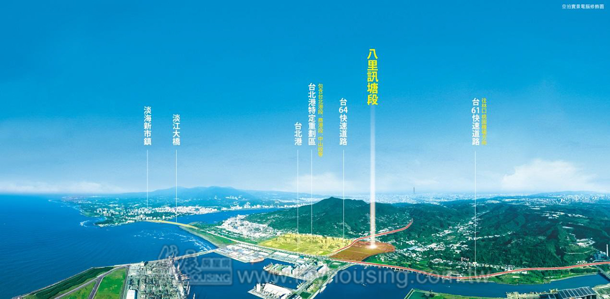 看好八里，財團33億押寶