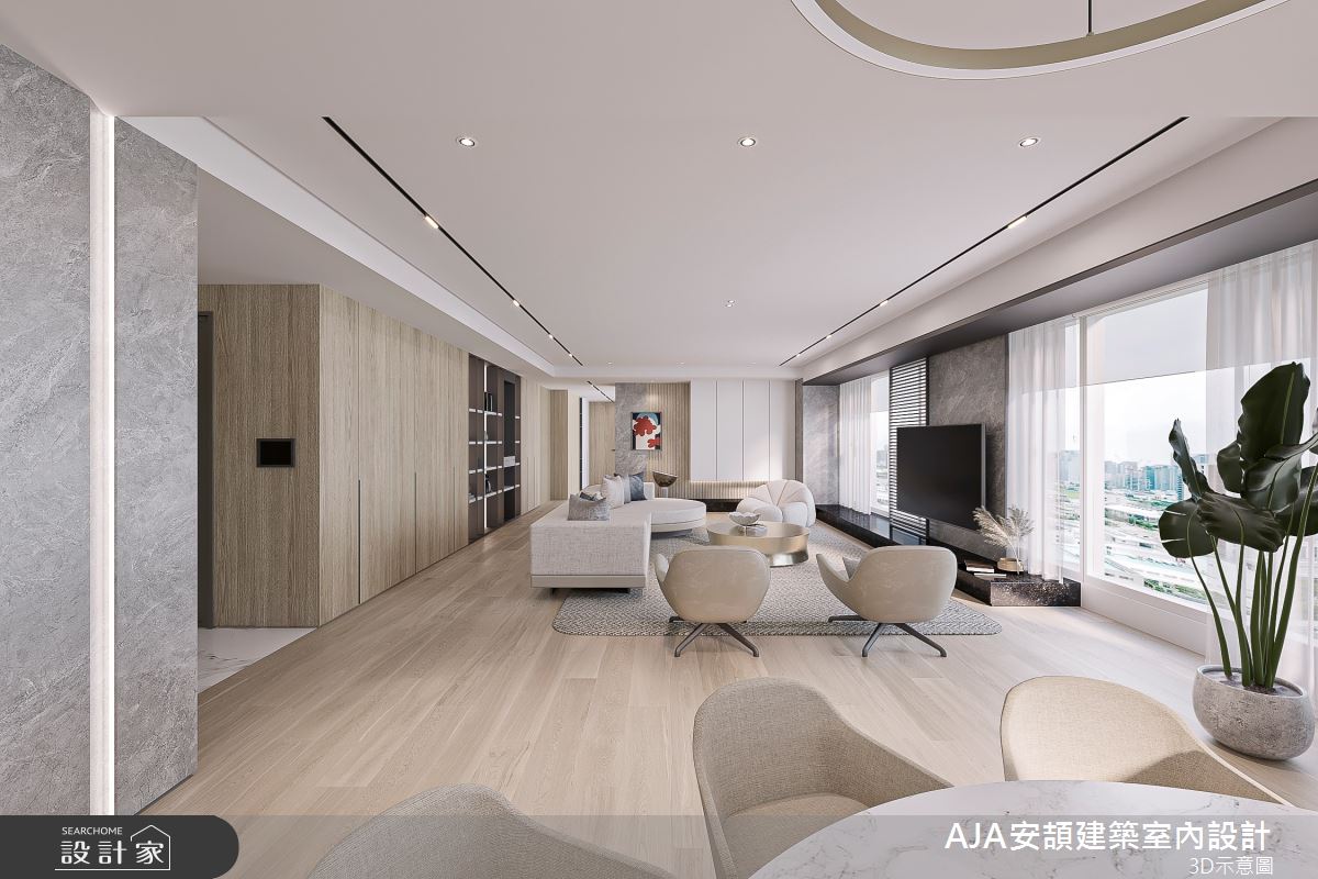 室內軸線串連戶外城市風光！素雅美學與征服人心景觀，特調愜意休閒風尚