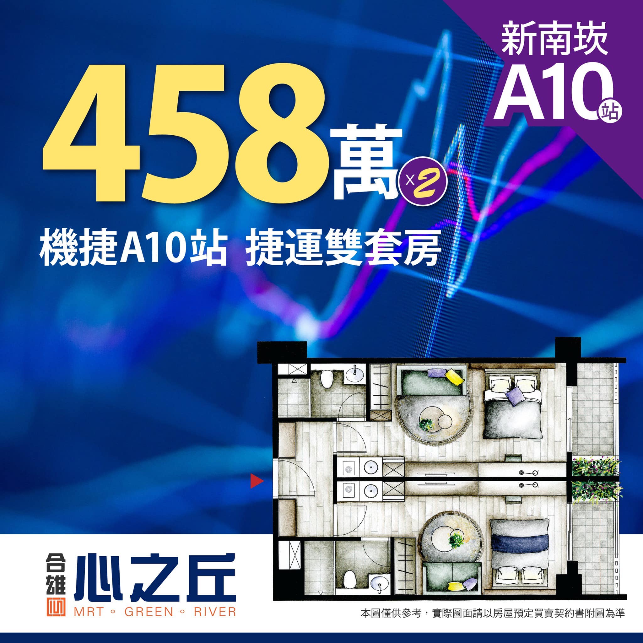 建案廣告458萬 「小字X2」遭疑不實  代銷澄清：誤會一場