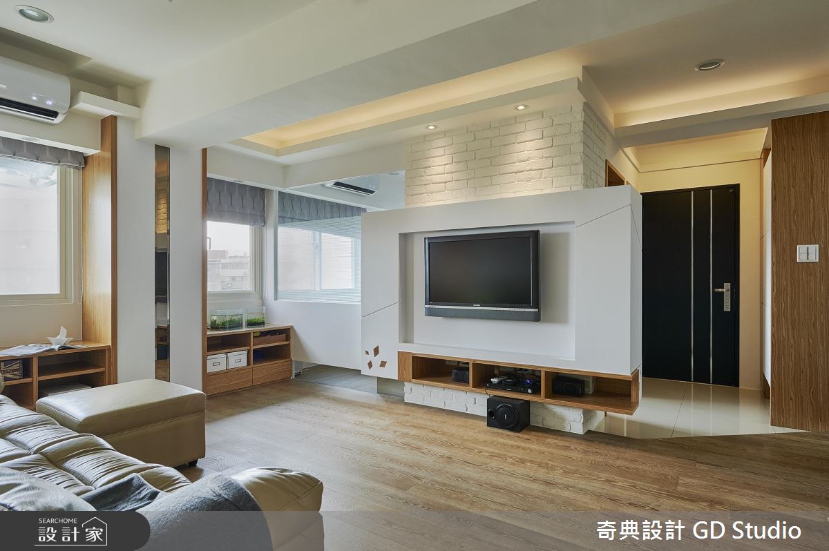 狹窄老屋砍掉重練！收納採光備足的小家庭北歐宅