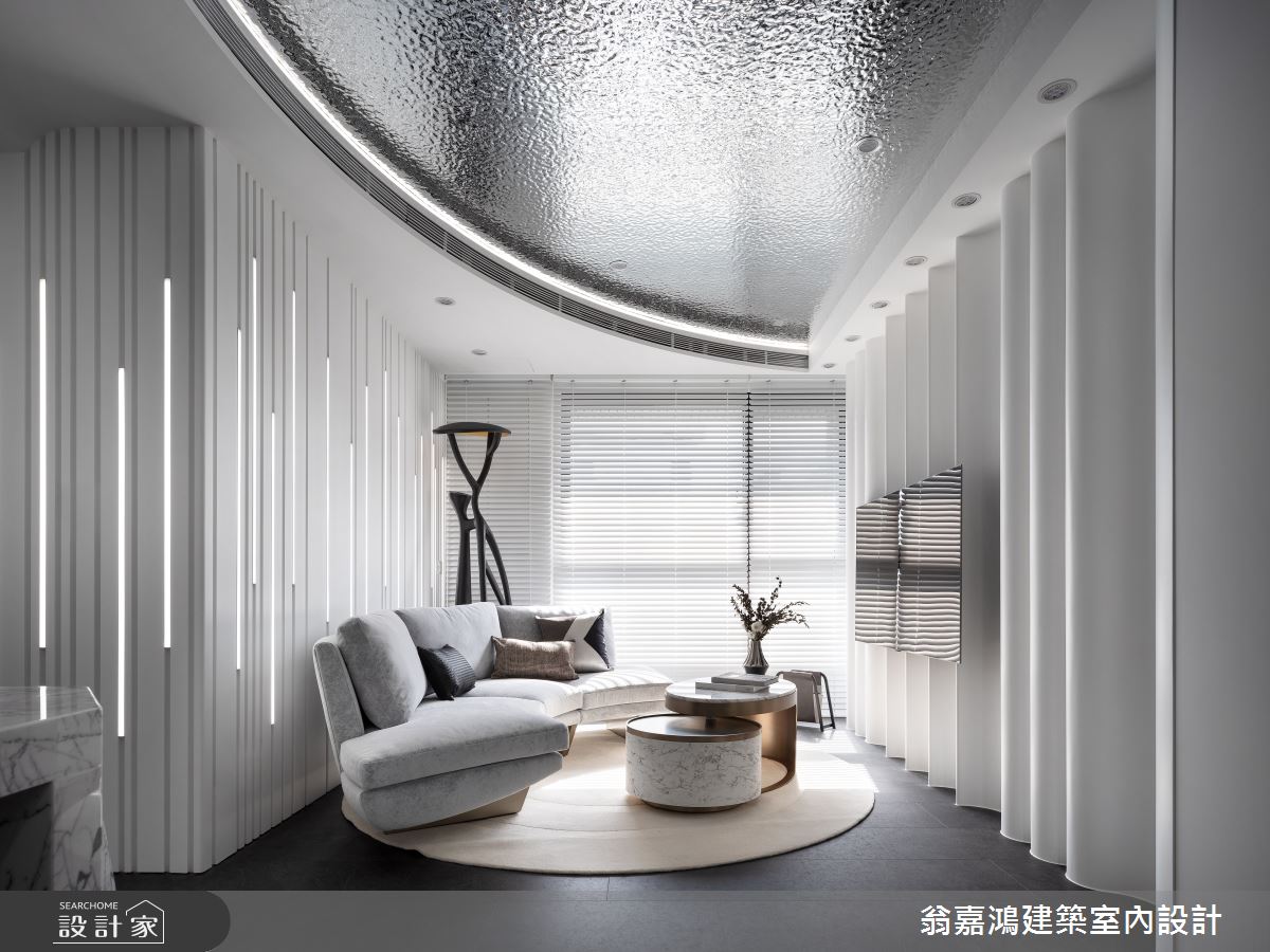 高級訂製家！伴隨光影韻律的藝術美宅，輕淺大理石挹注時尚高奢感