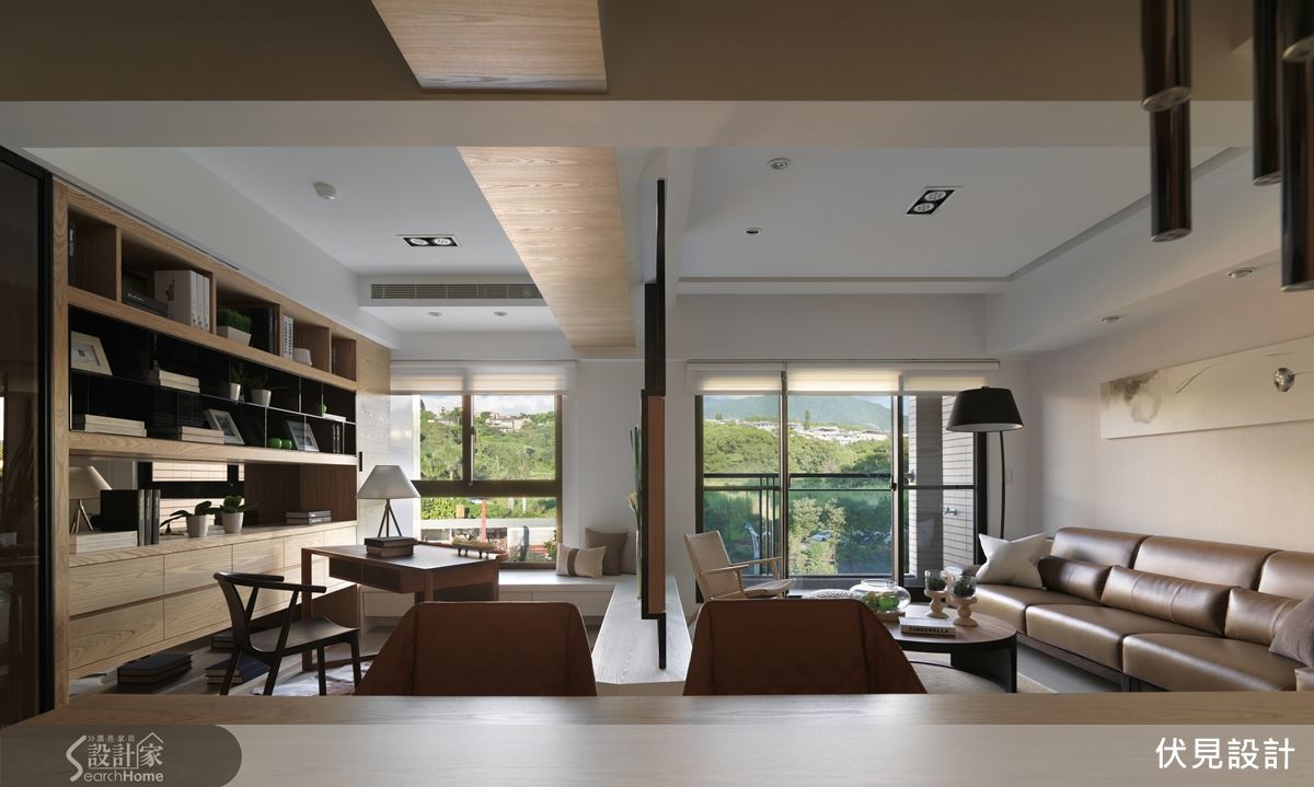 細緻工法，融合綠意的時尚雅痞宅