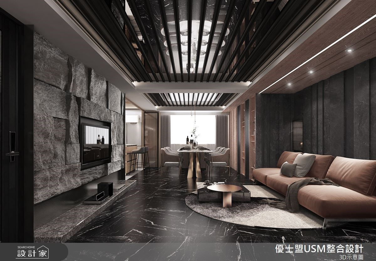 30 坪現代風老宅比飯店更奢華！氣派客廳、雙洗手台衛浴、專屬膠囊房獻給...