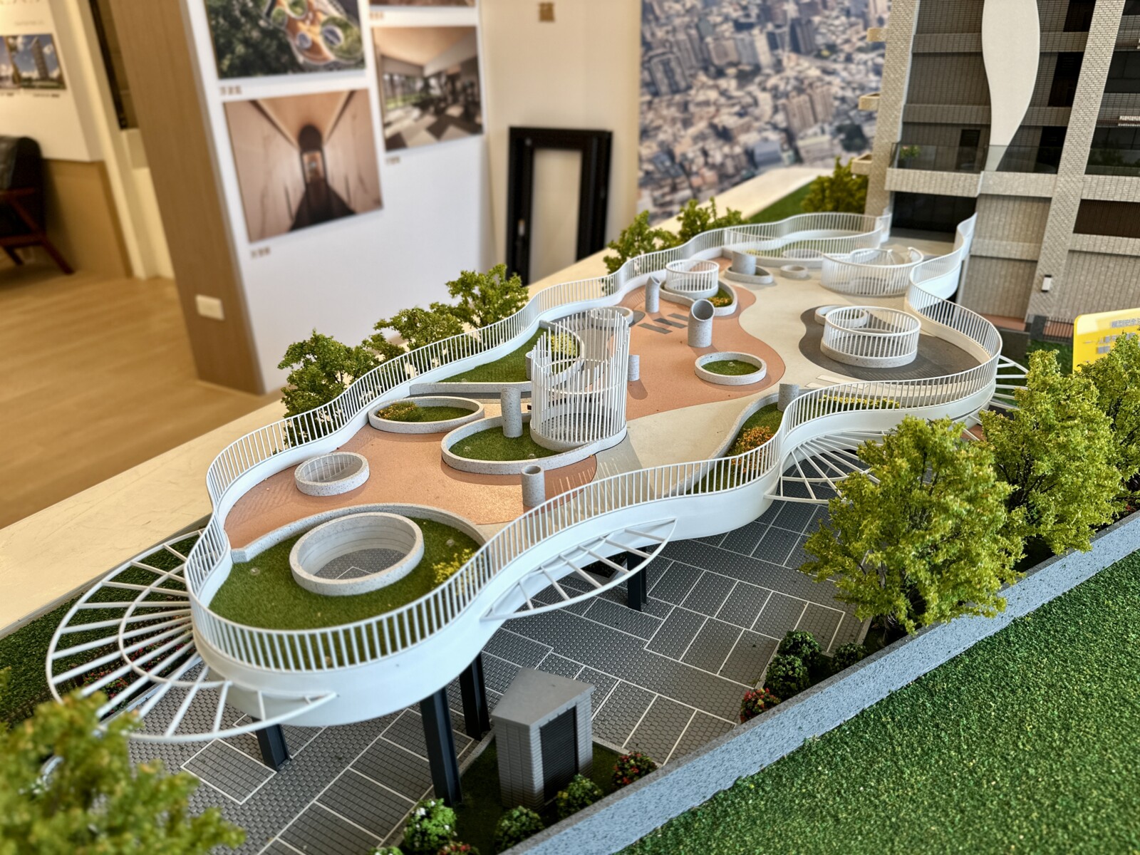 文畫功邸公共空間建築模型（攝影：樂屋特派員）
