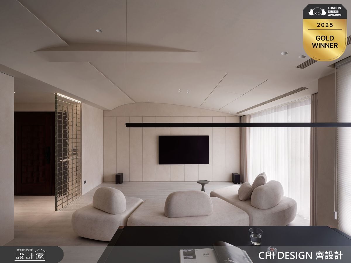 弧形與光影勾勒未來生活願景，齊設計老宅改造案榮獲 2025 London Design...